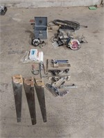 Assorted hand tools including router