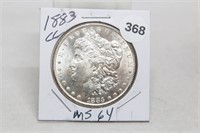 1883CC MS64 Morgan Dollar