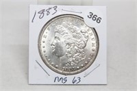 1883MS63 Morgan Dollar