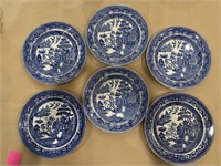 Antique Blue Willow Plates