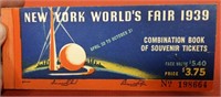 1939 New York World's Fair combination book of