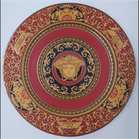 Versace Rosenthal Medusa Red Luxurious Plate