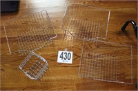 (4) Metal Wire Baskets(R6)