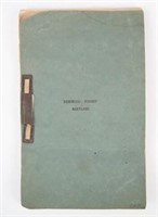 NEEDWOOD FOREST MARYLAND FAMILY RECORD BOOK
