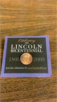 Lincoln Bicentennial Tie Tack