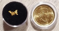 Alaska Gold Rush Nugget w/ Coin #2