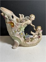Antique Bisque cherubs angels Figurine