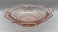Mayfair Pink Depression Double Handled Bowl