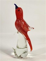 VINTAGE ART GLASS BIRD