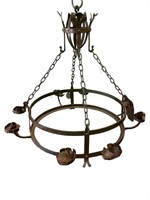 Round Double Band Iron Light Fixture