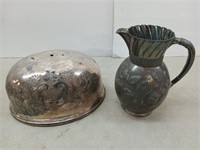 2 silver plate items