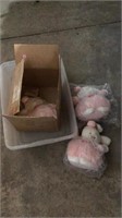 Collectible stuffed bunnies