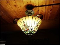 Stained Glass Ceiling Fixture
