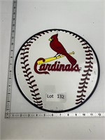 STL Cardinals Baseball Metal Sign