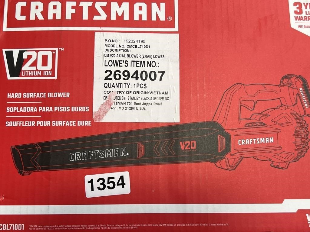 CRAFTSMAN BLOWER RETAIL $120