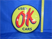 Metal Used Car Sign