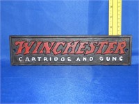 Cast Iron Winchester Sign
