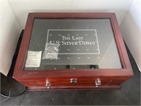 The last US silver dimes display case/box