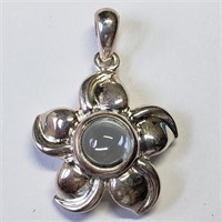 $120, S.Silver Aquamarine Pendant