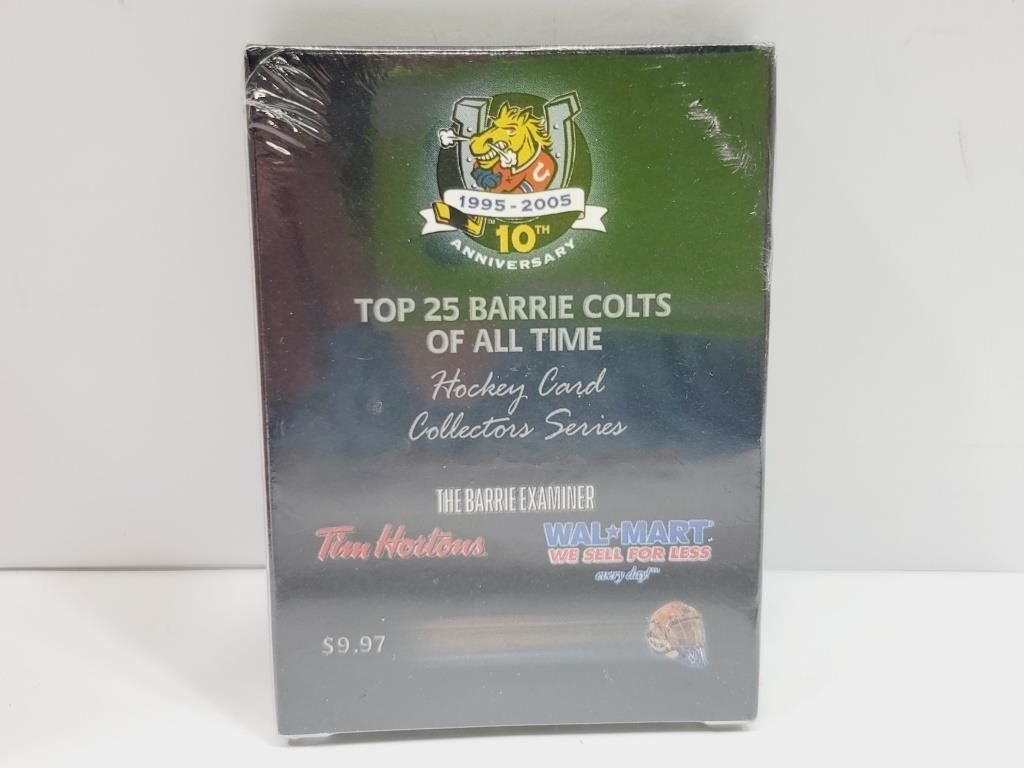 1995 - 2005 Top 25 Barrie Colts Cards SEALED
