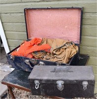 Trunk full of hunting clothes