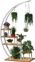 Plant Stand Indoor - 5 Tier Half-Moon-Shaped plann