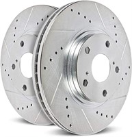 Power Stop (JBR994XPR) Drilled & Slotted Rotor Set