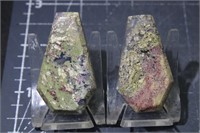 2, Java Moss Agate Coffins