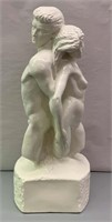 White Painted Sculpture Of Nudes