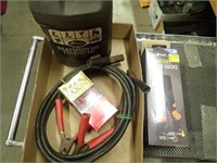 Jumper Cables, Neatsfoot Oil-Full, Heated Socks,