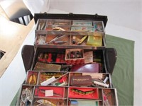 Kennedy Tackle Box full of Tackle including Heddon