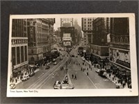 TIMES SQUARE, NEW YORK CITY: Antique REAL PHOTO PC