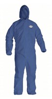 KLEENGUARD Disposable Coveralls: L, SMMMS,