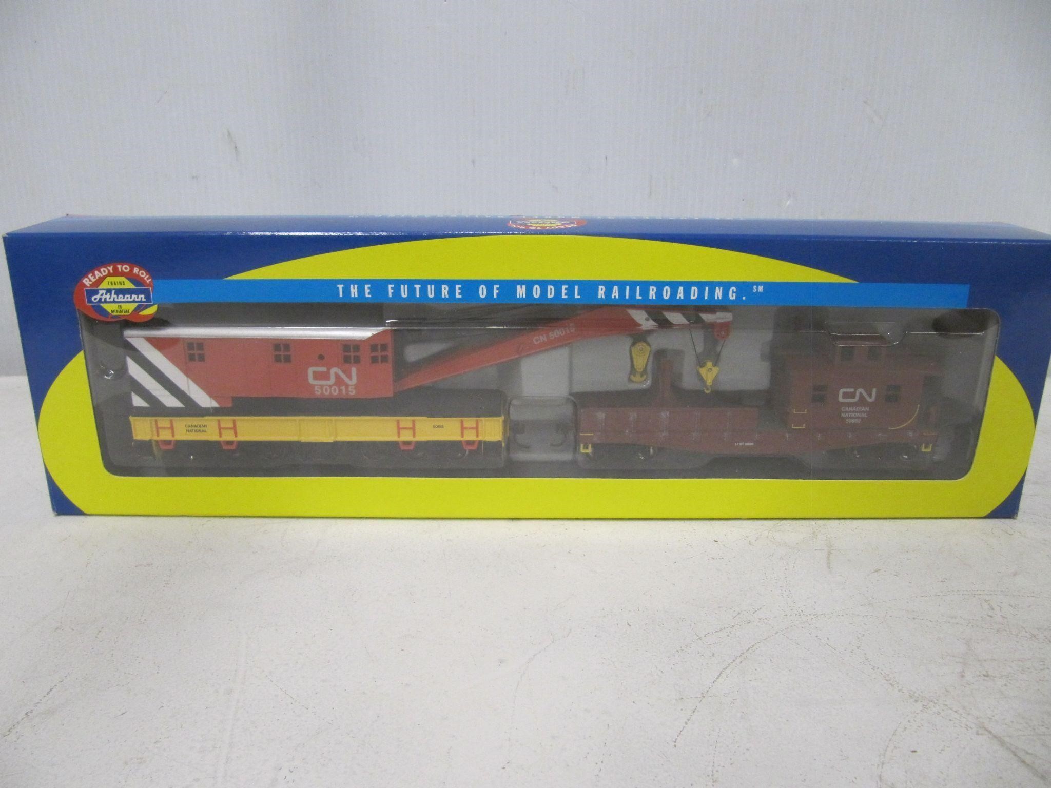 ATHEARN HO CANADIAN NATIONAL 200-TON CRANE/TENDER