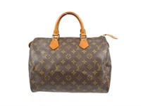 LOUIS VUITTON Monogram Speedy 30 Handbag