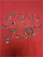 Lot of Women's Charm Bracelets