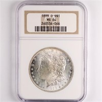1899-O Morgan Dollar NGC MS64