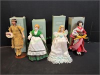(4) Vintage Avon Porcelain Dolls