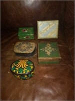 Lot of 5 trinket boxes