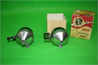 2 Zebco Spinning Reel Model 33, one with Box