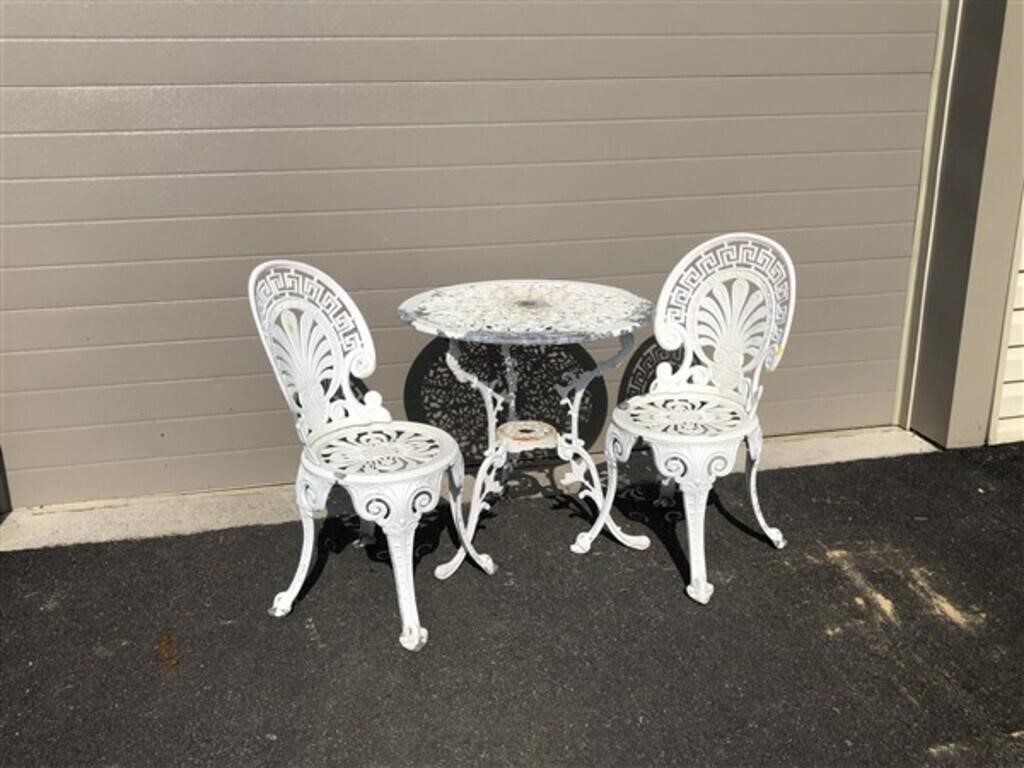 Wrought Iron 3 Pc. Patio Set