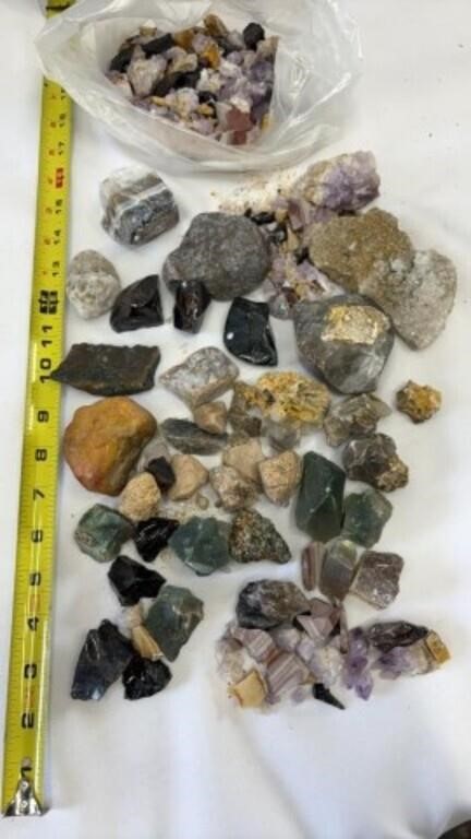 Rock Collection, Quartz, Jasper, Agate, Crystals