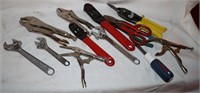 Vice Scrips, Adjustable Wrenches, Tin Snips,..