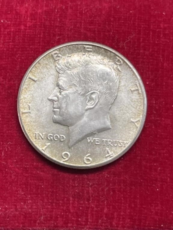 1964 Kennedy half dollar 90% silver