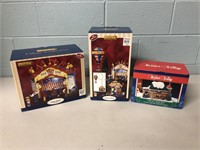 3 Christmas Villages
