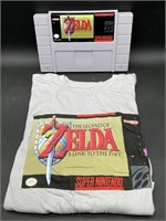 Giant Nintendo Zelda Cartridge With Matching Shirt