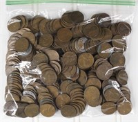 (250) Assorted Lincoln Wheat Cents