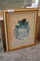 Red Skelton on canvas