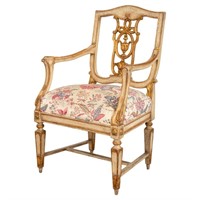 Venetian Neoclassical Style Armchair