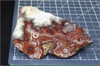 Crazy Lace agate, Mexico, cut, 9.2 oz